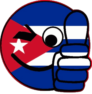 Smiley - OK Cuba América Banderas 