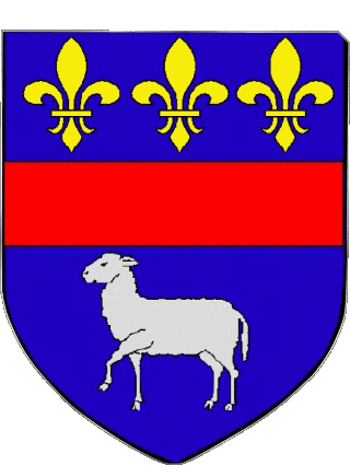 Wappen-Wappen DUN SUR AURON 18 Abteilungen - Städte Frankreich Fahnen 