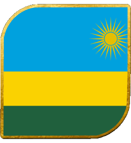 Plaza Ruanda África Banderas 