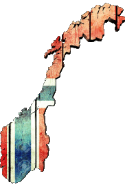 Map Norway Europe Flags 