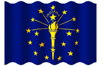 Sventola Indiana U.S.A - Stati America Bandiere 