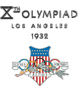 Los Angeles1932-Los Angeles1932 Histoire Logo Jeux-Olympiques Sports 
