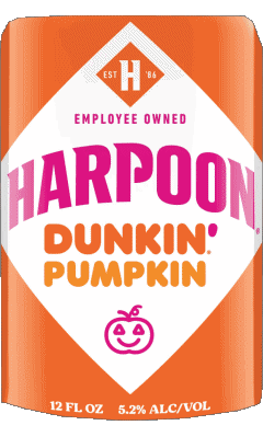 Dunkin' Pumpkin-Dunkin' Pumpkin Harpoon Brewery USA Birre Bevande 
