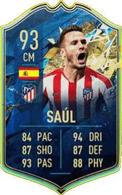Saúl Ñíguez Esclápez Spagna F I F A - Giocatori carte Videogiochi Multimedia 