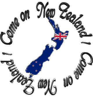 Map - Flag Come on New Zealand English Messages 