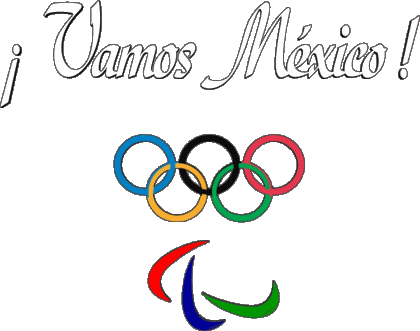 Juegos Olímpicos Vamos México Spagnolo Messagi 