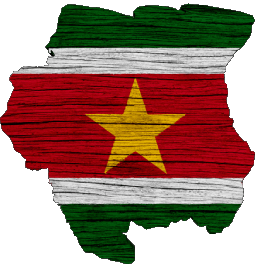 Carte Suriname Amériques Drapeaux 