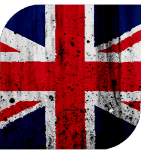 Quadrato UK Europa Bandiere 