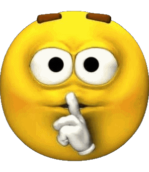 Chut - Silence Emoticônes Messages 