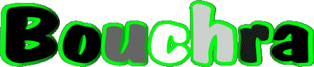 Bouchra B WEIBLICH - Maghreb Muslim Vorname 