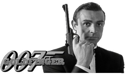 Logo Goldfinger James Bond 007 Film Internazionale Multimedia 
