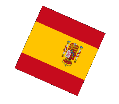 Kugel - Würfel Spanien Europa Fahnen 