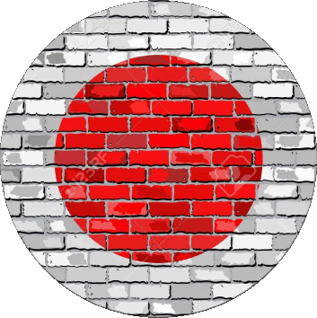 Tondo Giappone Asia Bandiere 