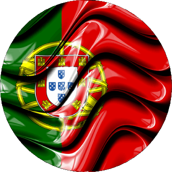 Rond Portugal Europe Drapeaux 