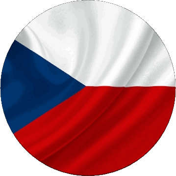 Rond Tchéquie Europe Drapeaux 