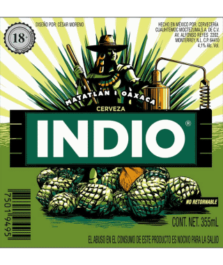 Indio Mexico Beers Drinks 