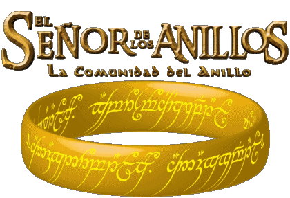 Spanish Logo The Fellowship of the ring The Lord of the Rings Movies International Multi Media 