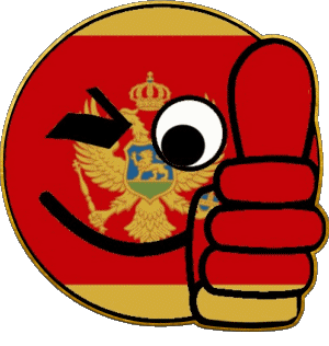 Faccina - OK Montenegro Europa Bandiere 