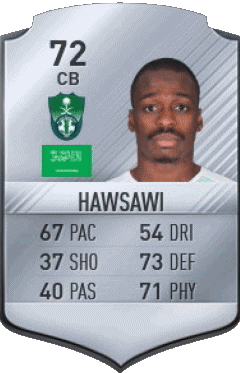 Motaz Hawsawi Arabia Saudita F I F A - Jugadores  cartas Vídeo Juegos Multimedia 