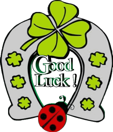 05 Transparent Background Good Luck English Messages 