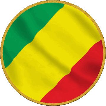 Diverso Congo África Banderas 