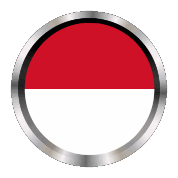 Rond - Anneaux Monaco Europe Drapeaux 