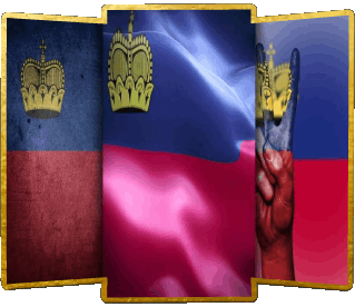 Forma Liechtenstein Europa Banderas 