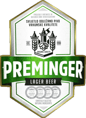 Preminger Bosnia herzegovina Cervezas Bebidas 