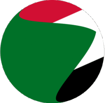 Sfera - Cubo Sudan Africa Bandiere 