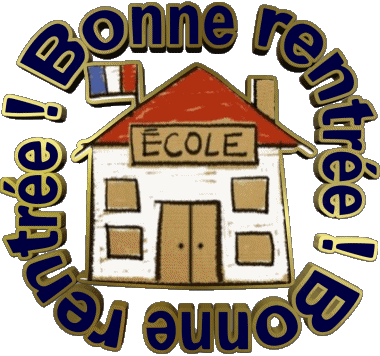 06 Fond Transparent Bonne Rentrée Français Messages 