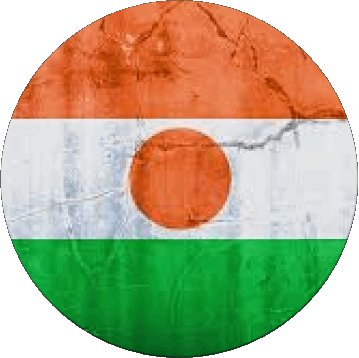 Rond Niger Afrique Drapeaux 