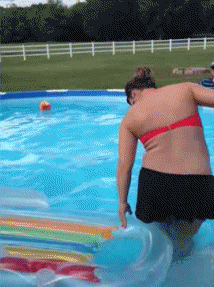 Fallire Piscina PERSONE Umorismo -  Fun 