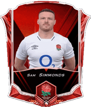 Sam Simmonds Equipe 2022 Angleterre Rugby - Joueurs Sports 