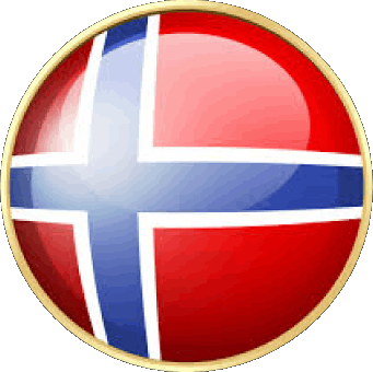 Tondo Norvegia Europa Bandiere 