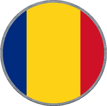 Rond Roumanie Europe Drapeaux 