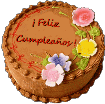 005 Pasteles Feliz Cumpleaños Espagnol Messages 