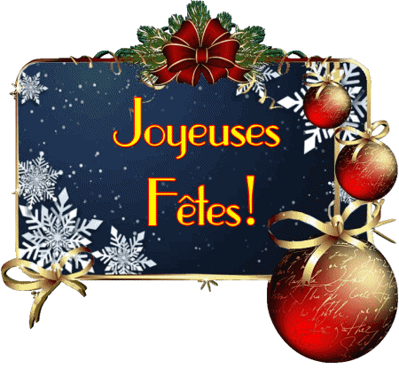 Serie 11 Joyeuses Fêtes (Noël) Français Messages 