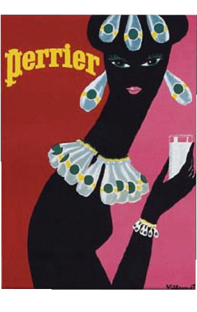 Perrier Retro Poster - Marken Humor -  Fun 