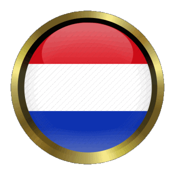 Round - Rings Netherlands Europe Flags 