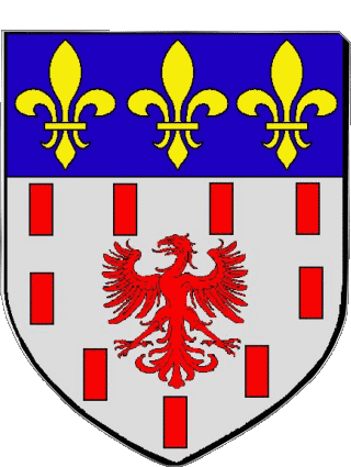 Wappen-Wappen CARENTAN 50 Abteilungen - Städte Frankreich Fahnen 