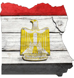 Carta Geografica Egitto Africa Bandiere 