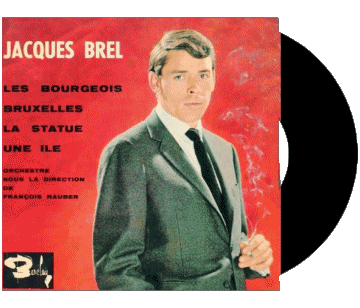 Les Bourgeois - Bruxelles - La statue - Une ile-Les Bourgeois - Bruxelles - La statue - Une ile Jacques Brel 60' Frankreich-Zusammenstellung Musik Multimedia 