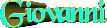 Giovanni G MASCULINE - Italy First Names 