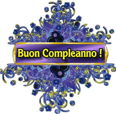 009 Transparent Background Floreale Buon Compleanno Italian Messages 