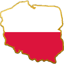Map Poland Europe Flags 