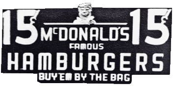 1948-1948 MC Donald's Fast Food - Restaurant - Pizza Essen 