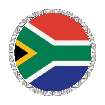 Rotondo - Anelli Sud Africa Africa Bandiere 