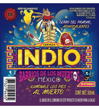 Indio Mexico Cervezas Bebidas 