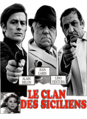 Alain Delon-Alain Delon Le Clan des Siciliens Jean Gabin Film Francia Multimedia 