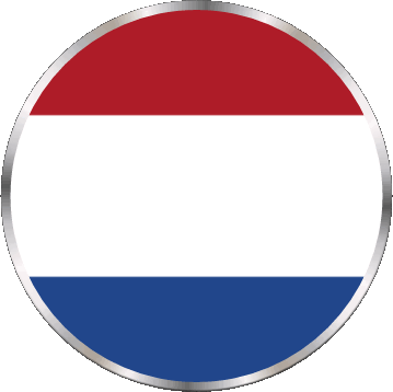 Round Netherlands Europe Flags 